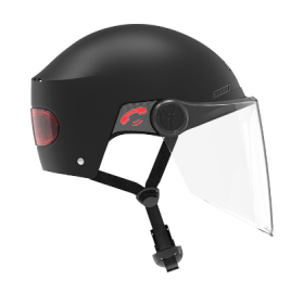 Bluetooth helmet for lightweight electric motorcycle. (Flash / tidal / burst flash sense mode, automatic brake warning light, ARGB LED colorful tail l