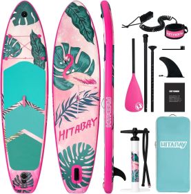 Inflatable Stand Up Paddle Board with Premium iSUP Bundle Accessory Pack, Durable, Lightweight with Stable Wide Stance - SUP for All Skill Levels Acti