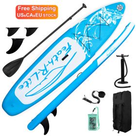 FEATH-R-LITE Free Shipping US CA EU Warehouse Have Stock SUP Stand Up Paddle Board 10'6"x31''x6'' Inflatable Paddleboard Soft Top Surfboard with ISUP