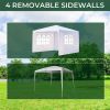 10'x10' Outdoor Canopy Tent Waterproof Outdoor Party Tent Heavy Duty Canopy Tent Patio Camping Gazebo Wedding Tents Patio Camping Gazebo Canopy with R