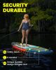 EGGORY Inflatable Paddle Board, 11'x34" Stand Up Paddle Board, Sup Board with Removable Fin, Floating Paddle, Hand Pump, Waterproof Bag, Traveling Boa