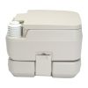 2.6 Gallon Portable Removable Flush Toilet with Double Outlet