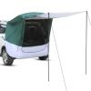 140*180*167cm Silver Tape Hardcore SUV Rear Tent Camping Tent Military Green Plus White Gray