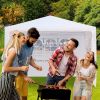 10'x10' Outdoor Canopy Tent Waterproof Outdoor Party Tent Heavy Duty Canopy Tent Patio Camping Gazebo Wedding Tents Patio Camping Gazebo Canopy with R