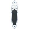 Inflatable Stand Up Paddleboard Set Blue and White