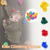 Rock Climbing Holds With Mounting Screws; Indoor And Outdoor Rock Climbing Set