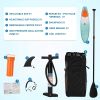 Inflatable Stand Up Paddle Board W SUP Accessories & Backpack Leash Double Action Hand Pump Repair Kit for Youth & Adult