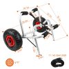 Foldable Kayak Canoe Boat Carrier Cart Trailer Trolley 176lbs Transport Cart for Paddleboard