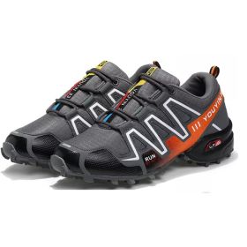 DWZRG Waterproof Hiking Shoes Mountain Climbing Shoes Outdoor Hiking Boots Trekking Sport Sneakers Men Hunting Trekking (Color: see chart, size: 40)