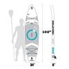 Inflatable Stand Up Paddle Board with Premium iSUP Bundle Accessory Pack, Durable, Lightweight with Stable Wide Stance - SUP for All Skill Levels