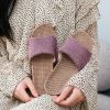 New Women Men Summer Home Slippers Indoor Casual Flax Slides Belt Linen Slippers Ladies Flip Flops Sandals Bedroom Shoes